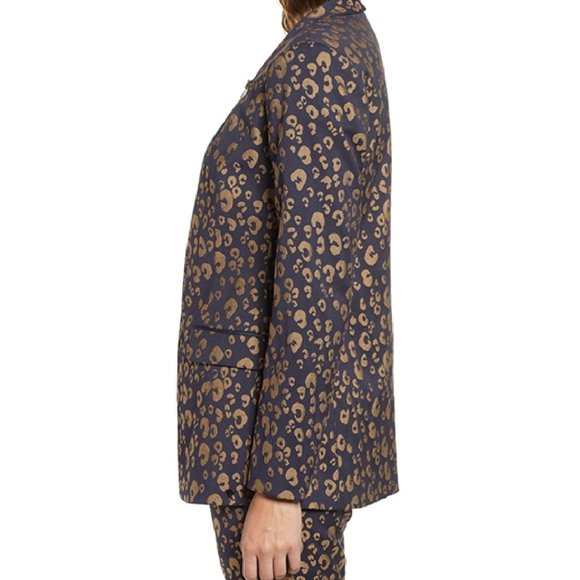 Stretch Jacquard Tailored Blazer - Picture 4 of 9